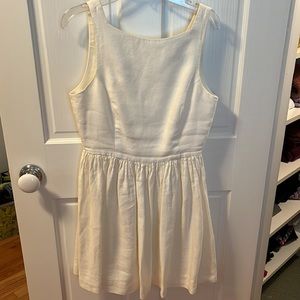 100% white linen American Apparel Dress